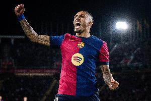 欧冠4强球员本赛季场均评分榜：拉菲尼亚居首，亚马尔&amp;登贝莱在列