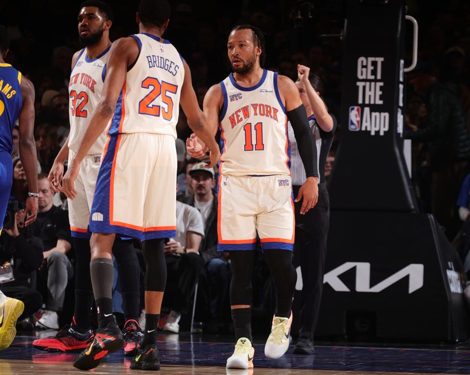 [图]布伦森30+9唐斯17+12 尼克斯21分大逆转勇士